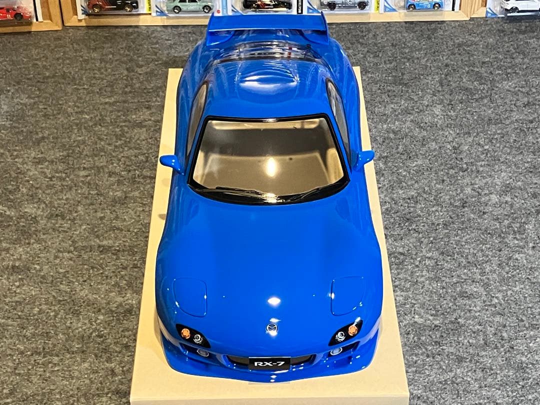 タミヤ ラジコン マツダRX-7 塗装済 スペアボディ ブリリアントブルー