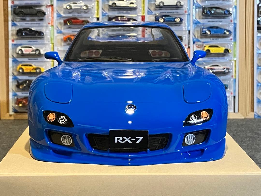 タミヤ ラジコン マツダRX-7 塗装済 スペアボディ ブリリアントブルー
