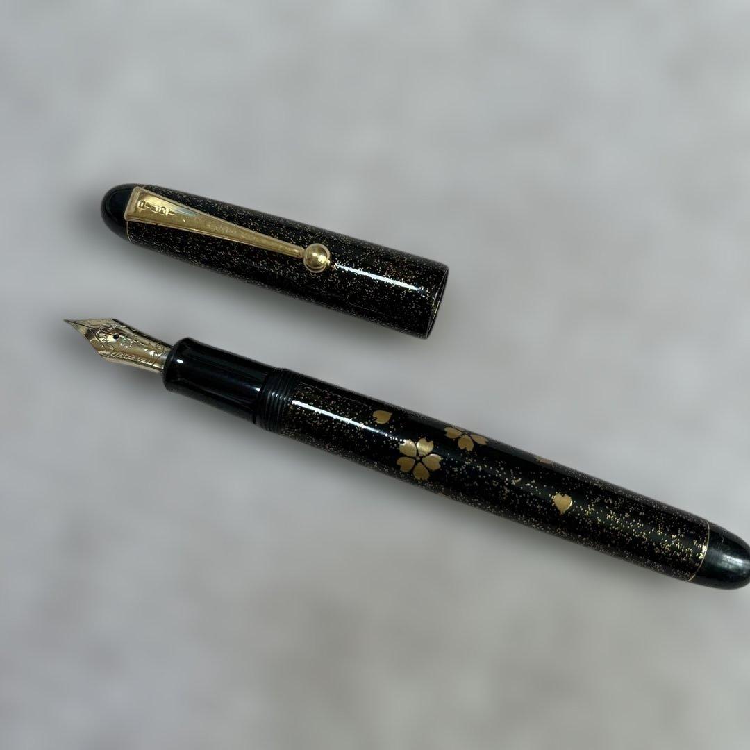 パイロット　漆塗　蒔絵　万年筆