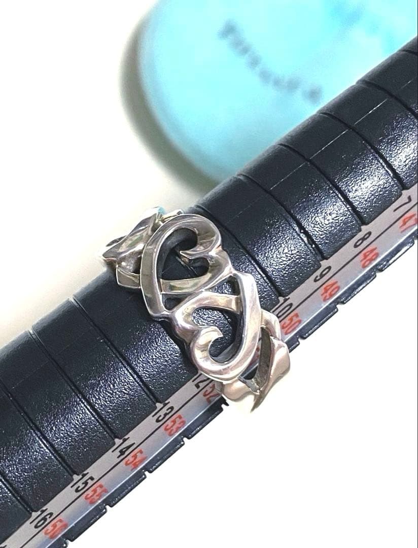 ティファニー パロマピカソ トリプルラビングハート リング SV925 指輪