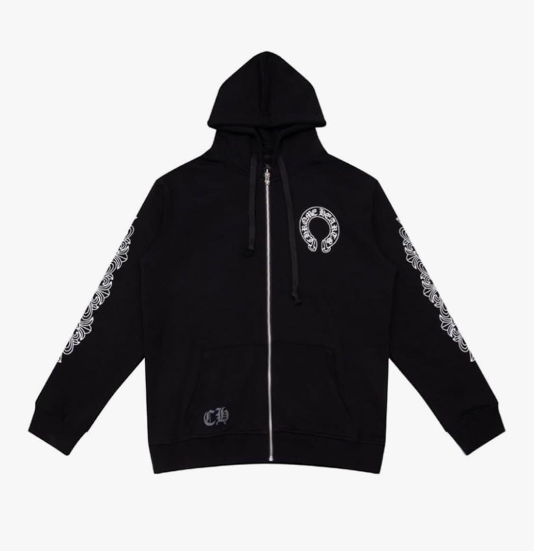 [新品] Chrome Hearts ブラックパーカー