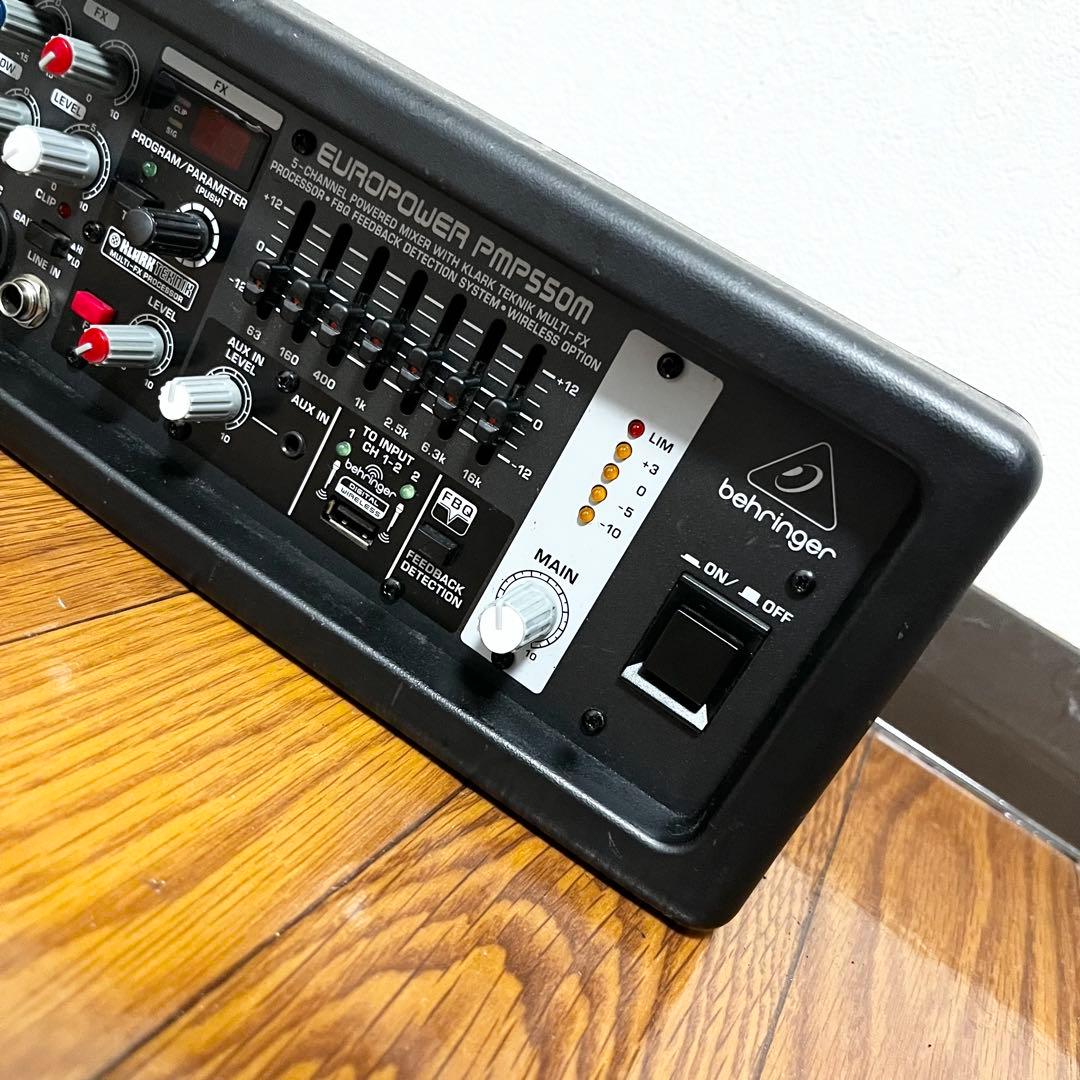即使用可 Behringer PMP550M パワードミキサー FX内蔵 PA