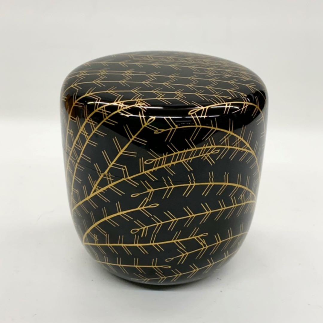 【中棗　芽張柳　蒔絵】高橋峯房