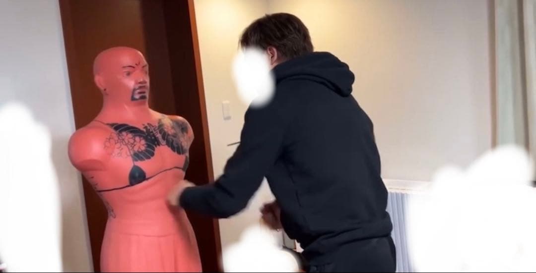 ※プレミア品‼︎‼︎ 【初代ボブ】朝倉未来さん使用　人間型サンドバッグ