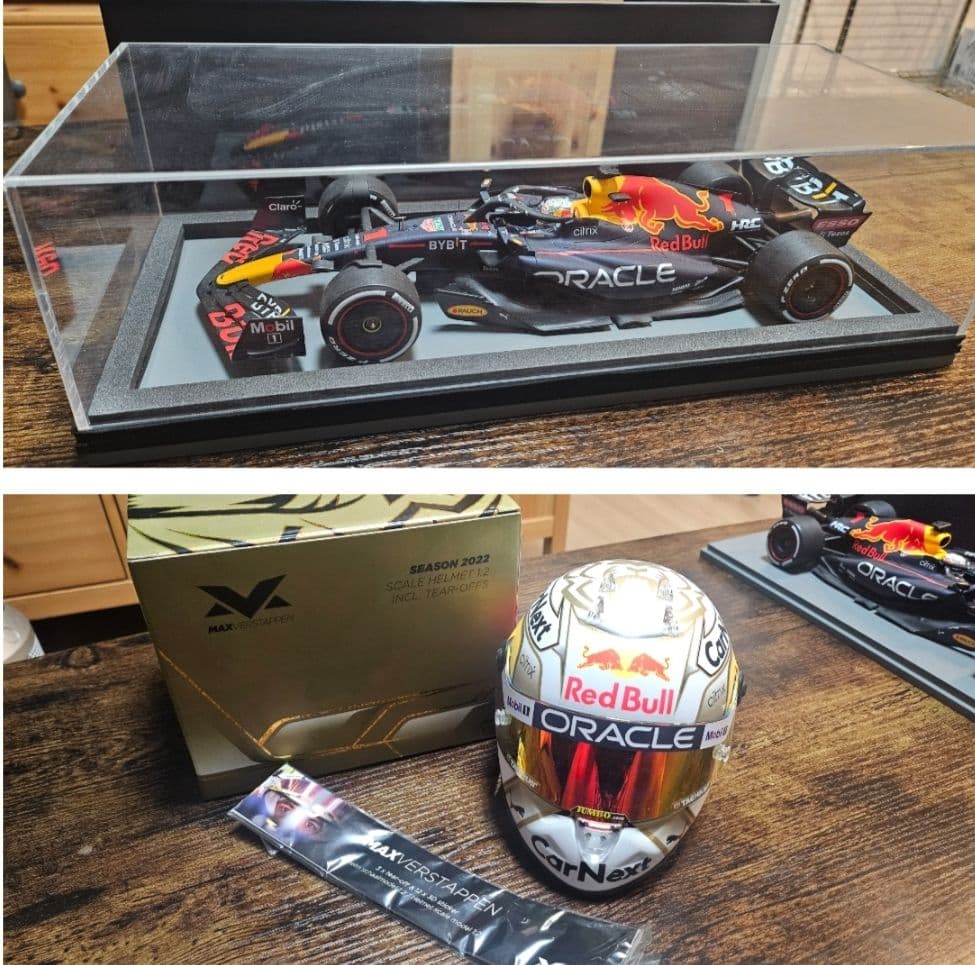 Spark 1/18 RB16 + 1/2ヘルメット マックス・フェルスタッペン