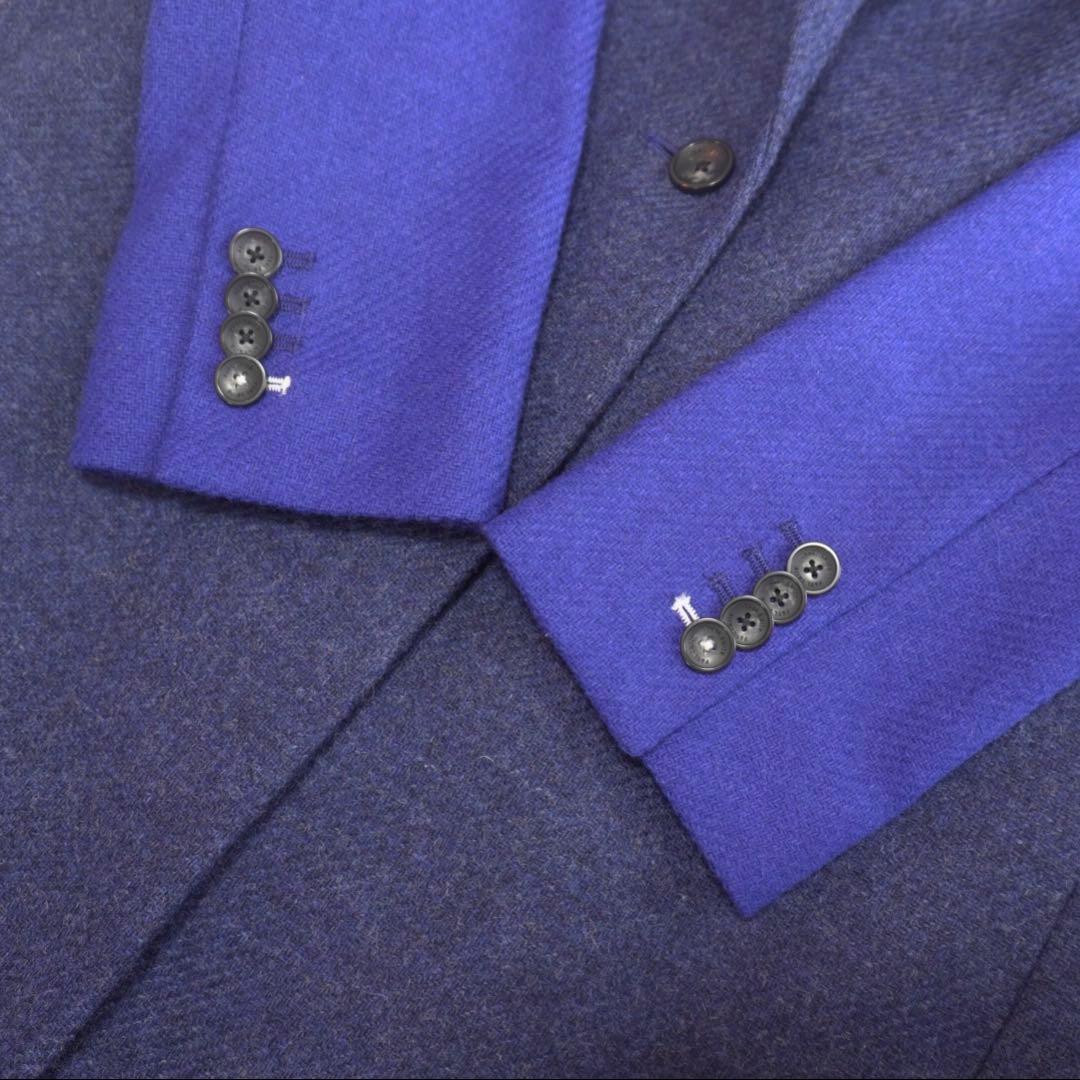 美品 ポールスミスブラック×MOON社 チェスターコート ウール ライトメルトン