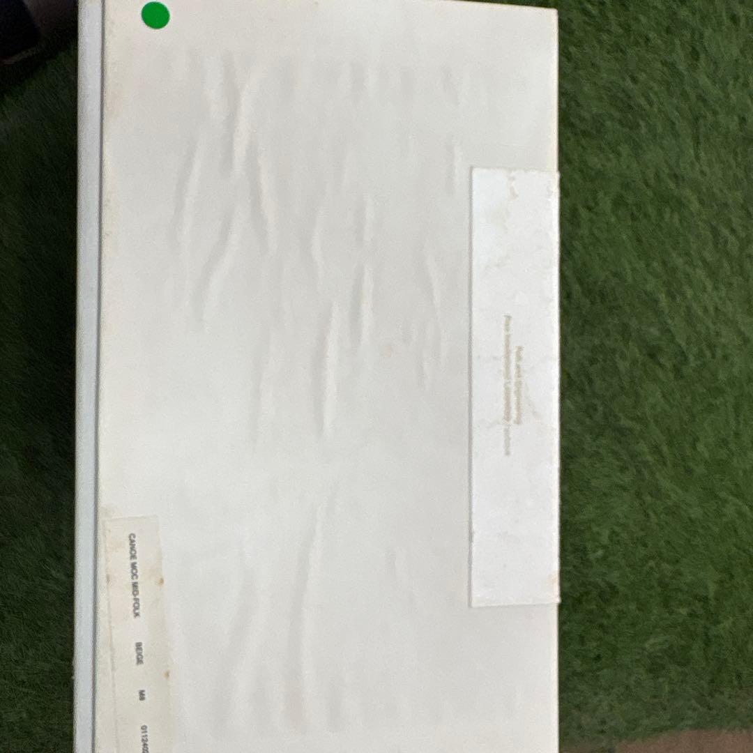 visvim CANOE MOC FOLK ハンドメイド ベージュ スエード