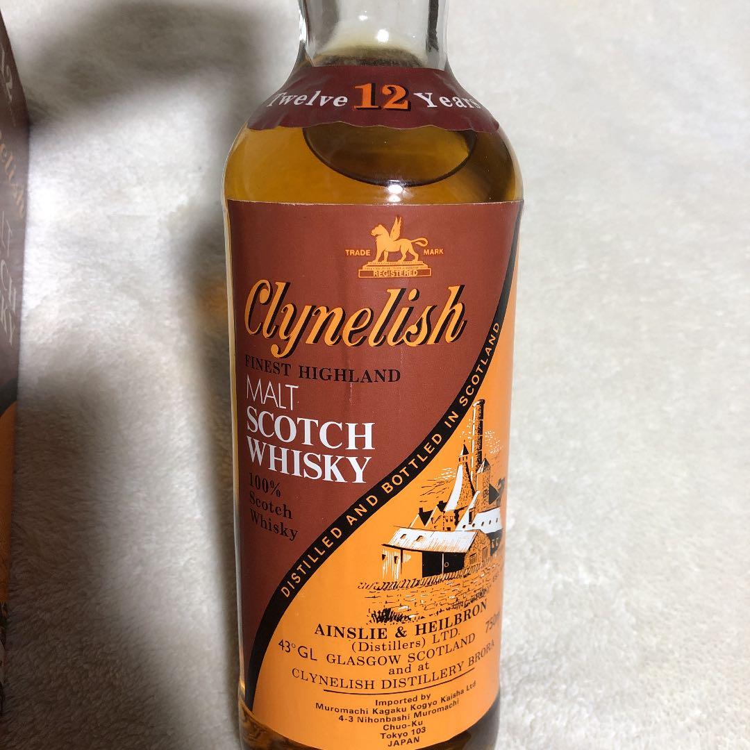 新品未開封クライヌリッシュ 12年 オフィシャル scotch whisky