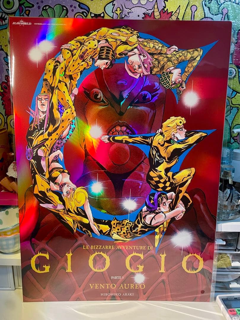 THE★JOJO WORLD 原作B3オーロラポスター1〜5部