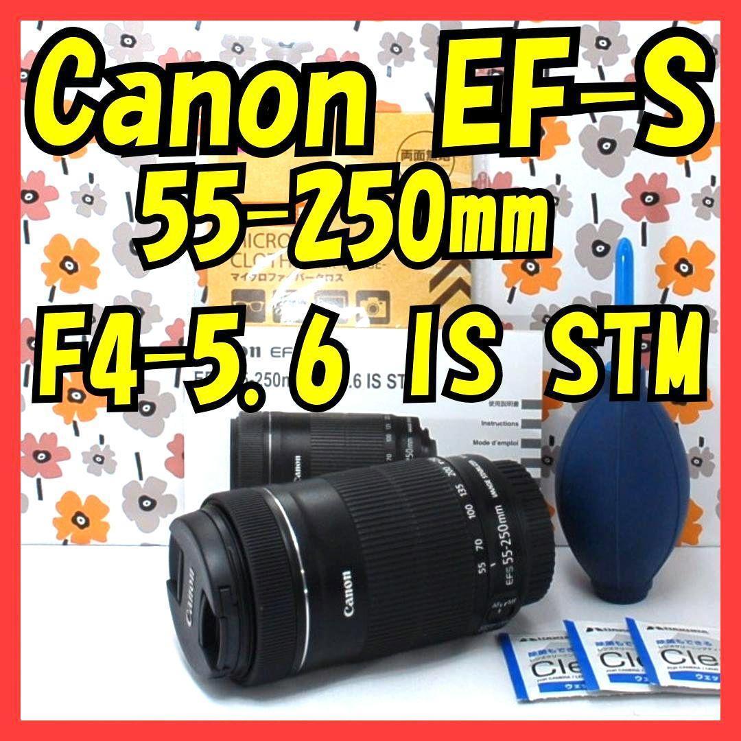 ❤Canon EF-S 55-250mm IS STM❤極美品❤大人気望遠レンズ