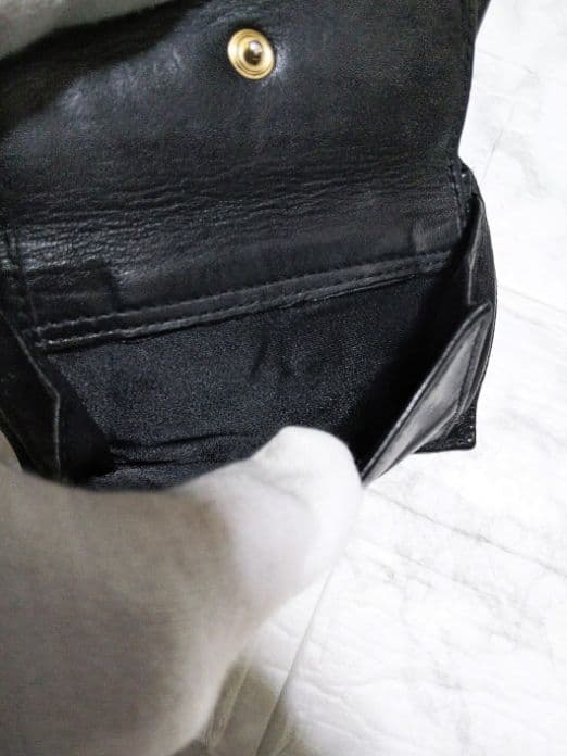 【美品】シャネル キャビア ココマーク 三つ折り財布
