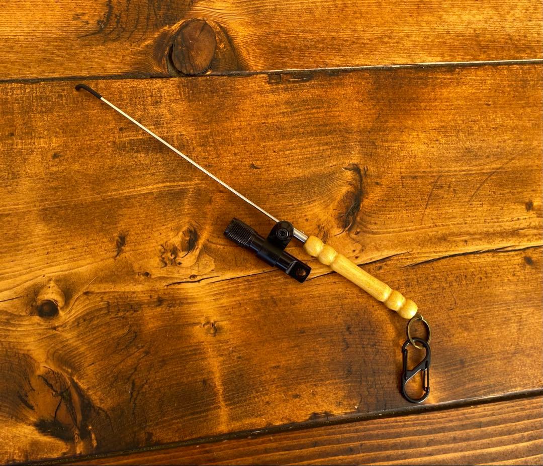 クワガタ採集セット　オリジナル掻き出し棒　デジタルノギス　採集ケース　アーミー