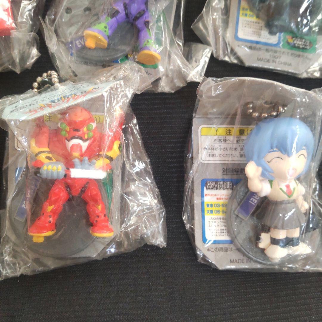 エヴァンゲリオン　キーチェーンフィギュア　11体セット 　30年前の品　レトロ