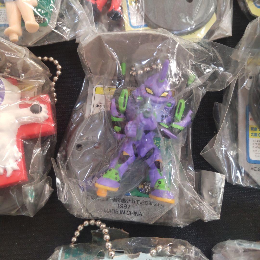 エヴァンゲリオン　キーチェーンフィギュア　11体セット 　30年前の品　レトロ