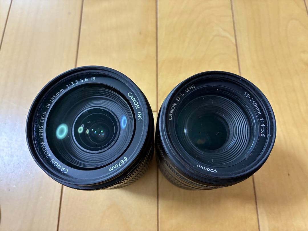 【Canon】レンズ2点セット　efs55-250mm efs18-135mm