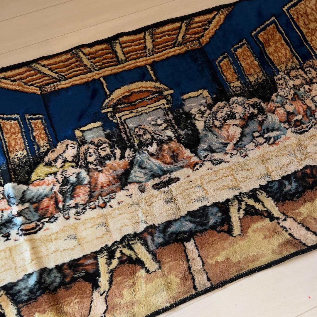 最後の晩餐 ダヴィンチ タペストリー ラグ　49×95cm
