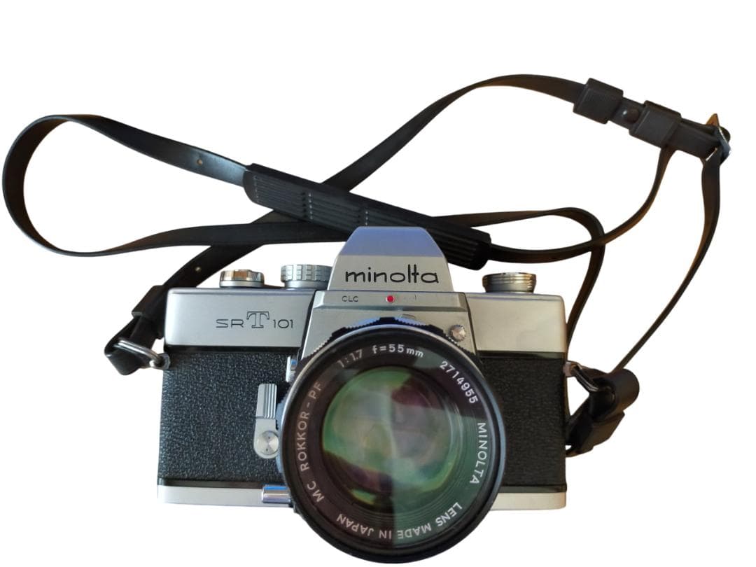 ミノルタ(minolta)SRT101&MC-ROKKOR-PF f=55mm