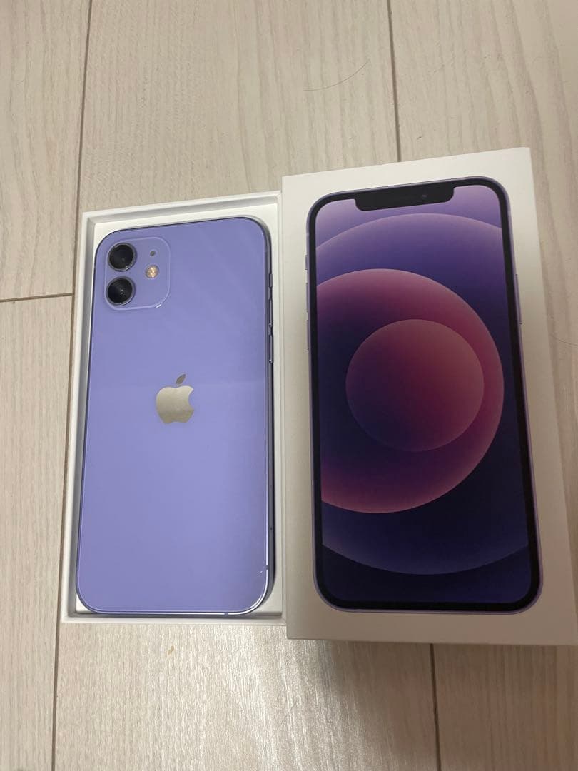 Apple iPhone 12 パープル 本体のみ　美品