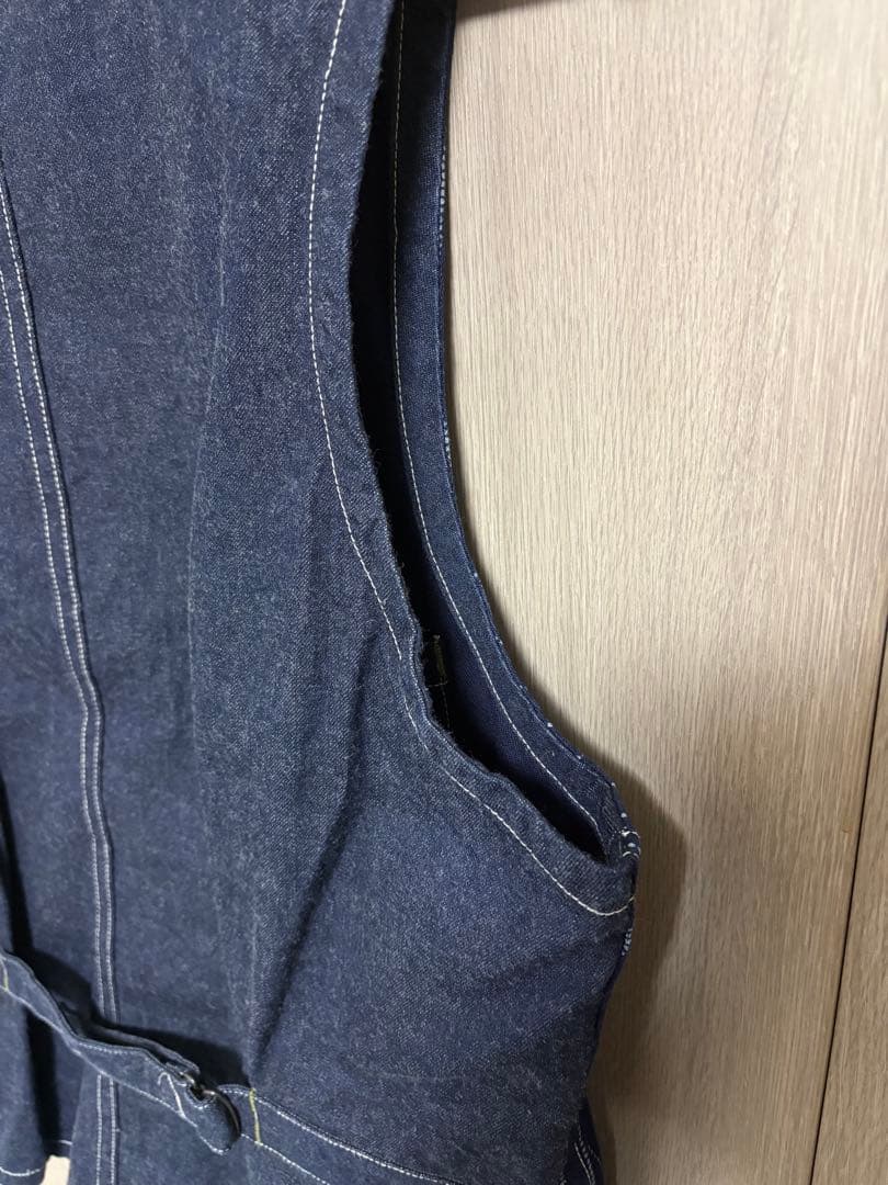 SUGERCANE ウォバッシュデニムベスト