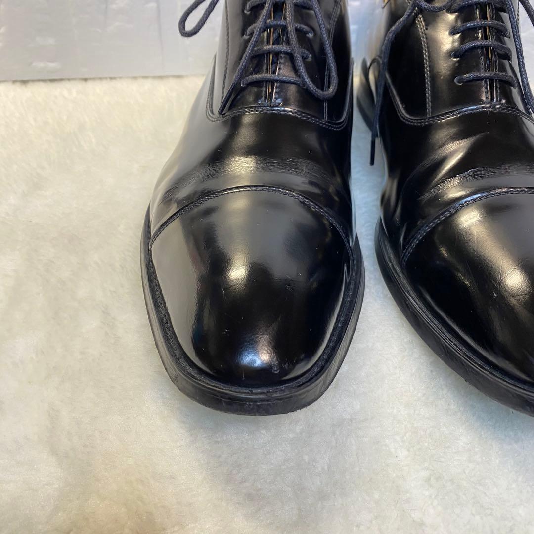 【美品】REGAL リーガル ストレートチップ 革靴 黒 27cm 811R