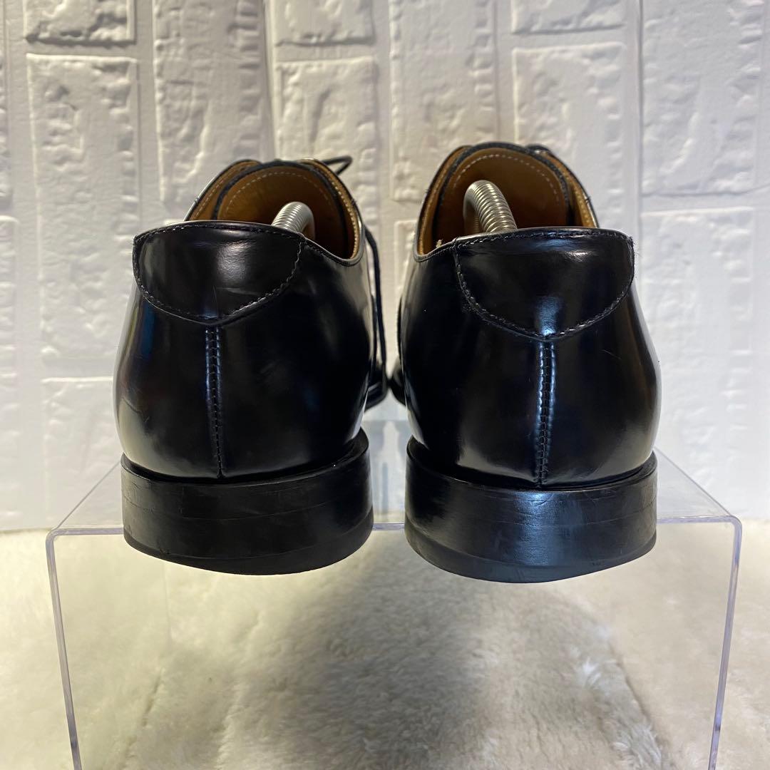 【美品】REGAL リーガル ストレートチップ 革靴 黒 27cm 811R