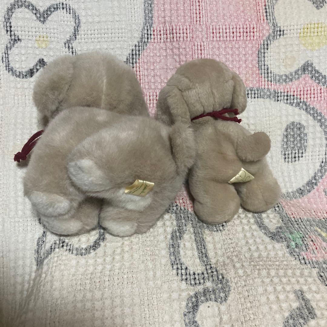 オリエンタルトーイ　うめ吉　寝そべりポーズ＆お座りポーズ　ぬいぐるみ　中古品