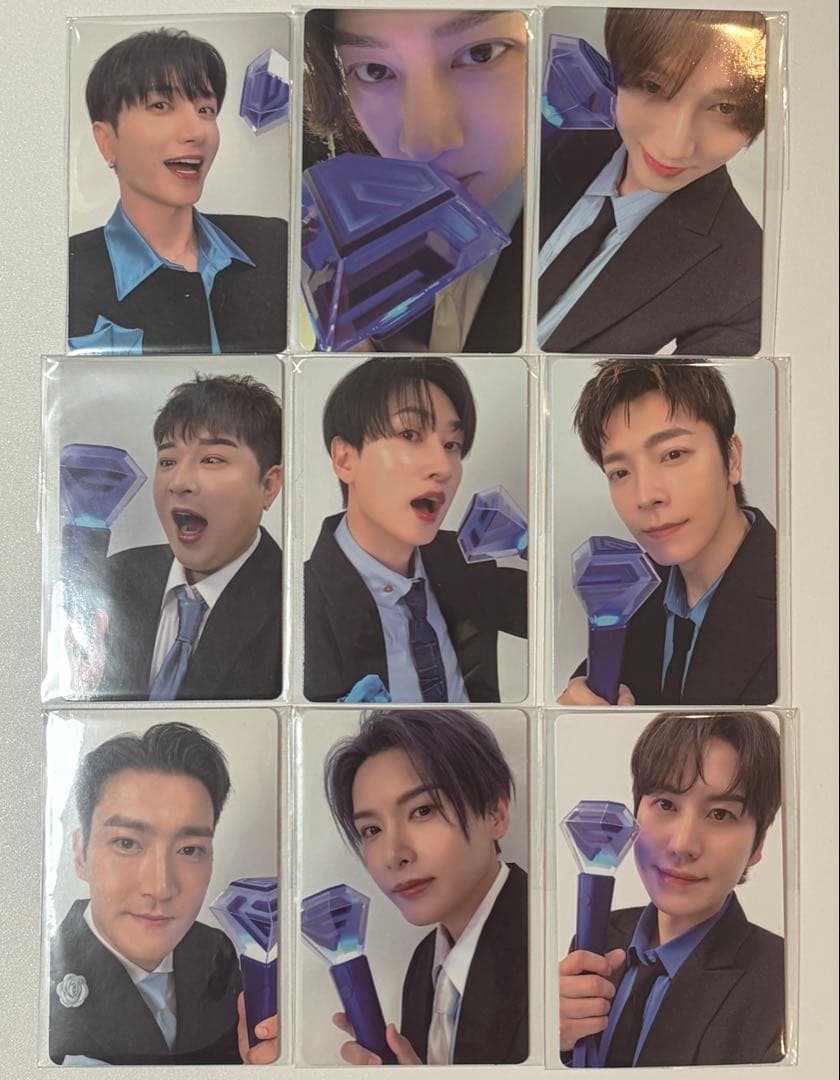 SUPER JUNIOR ペンライト 封入特典 トレカ 9種コンプ