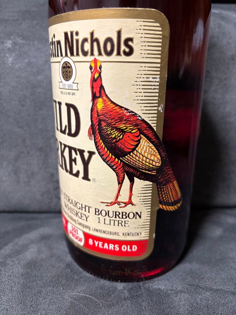 ワイルドターキー　WILD TURKEY 8年　1L 旧ボトル