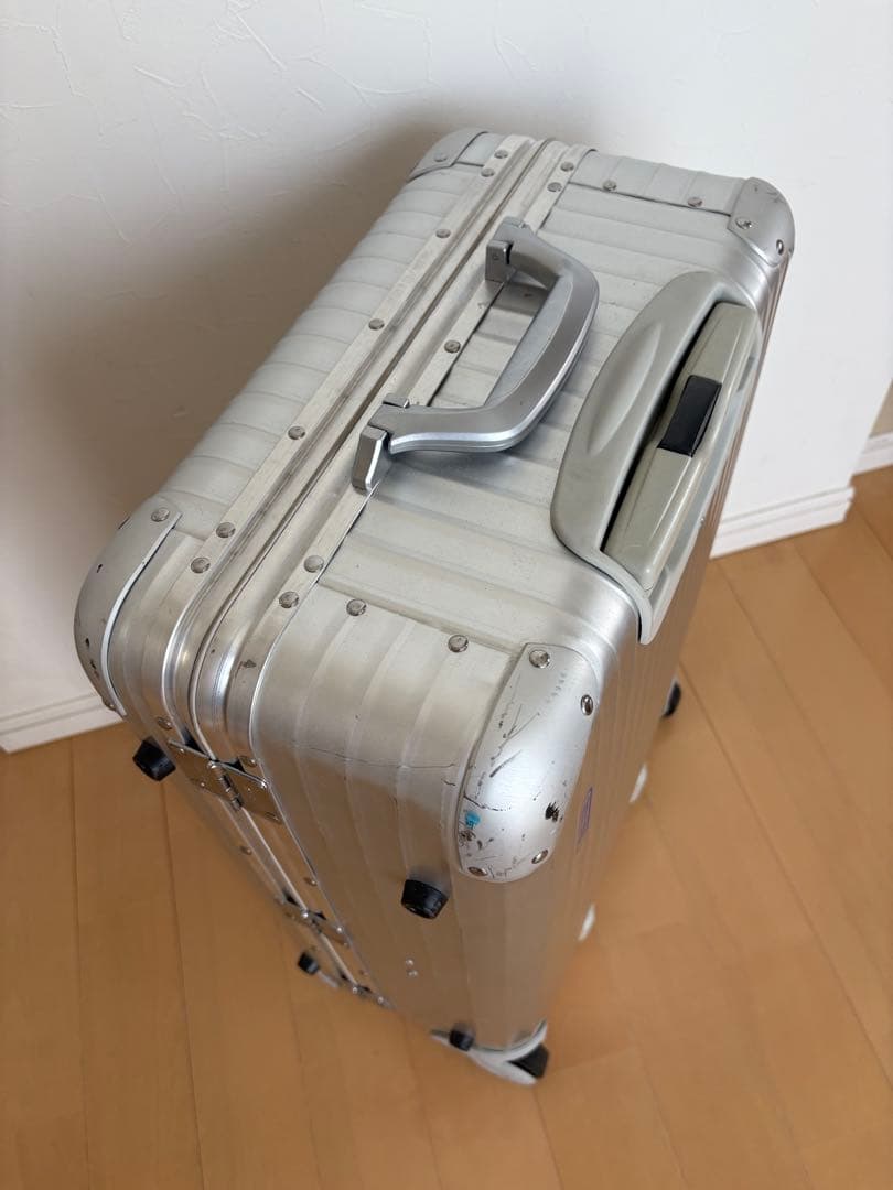 難ありRIMOWA　スーツケース　トパーズ　クラシック　No.6228　シルバー