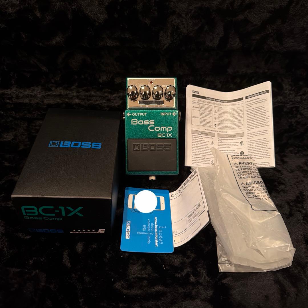 BOSS Bass Comp BC-1X Mutsumi氏 サイン入り