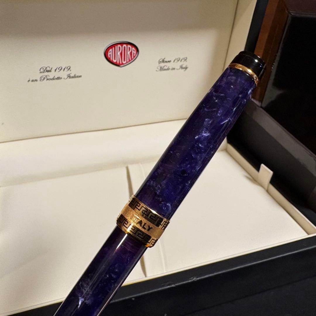 AURORA 紫 オプティマ　高級ボールペン 本体