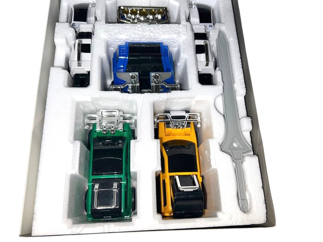 デッドストック　未使用品　激走戦隊カーレンジャー 激走合体DX RVロボ　当時物