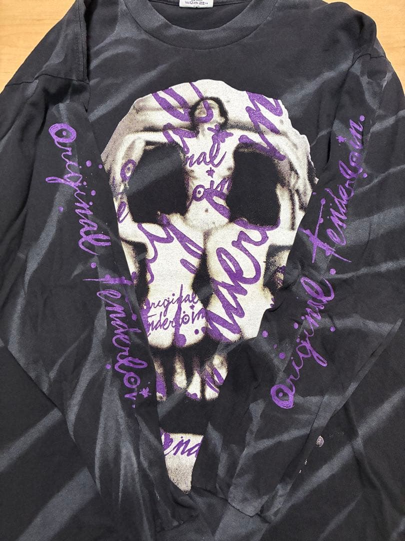H*i様 テンダーロインダリスカルロングTシャツブラックＬサイズ