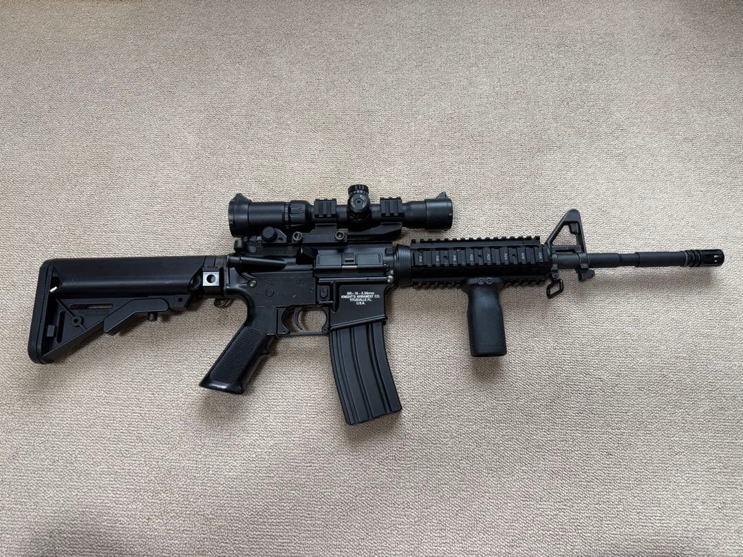 東京マルイ SOPMOD M4 次世代電動ガン　リポバッテリー使用　フル装備