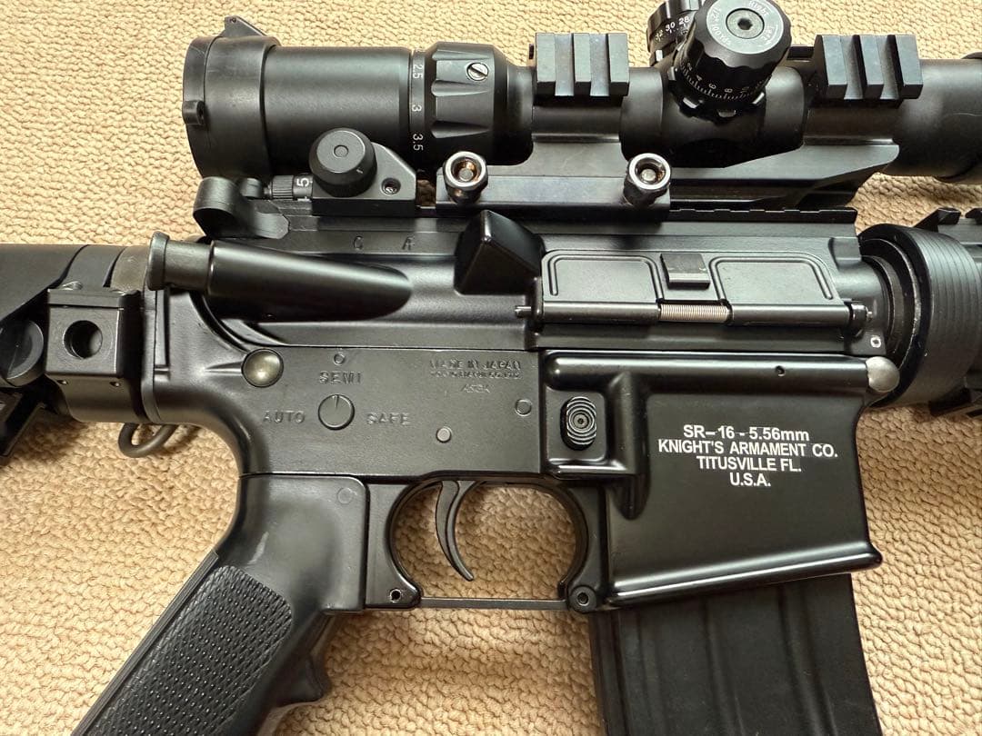 東京マルイ SOPMOD M4 次世代電動ガン　リポバッテリー使用　フル装備