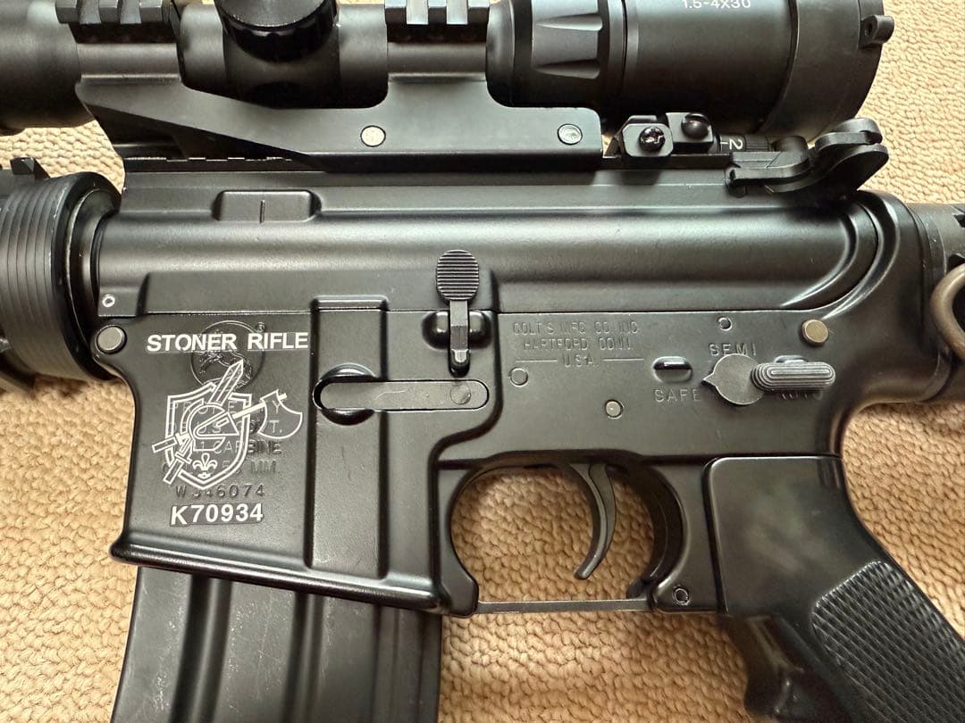 東京マルイ SOPMOD M4 次世代電動ガン　リポバッテリー使用　フル装備