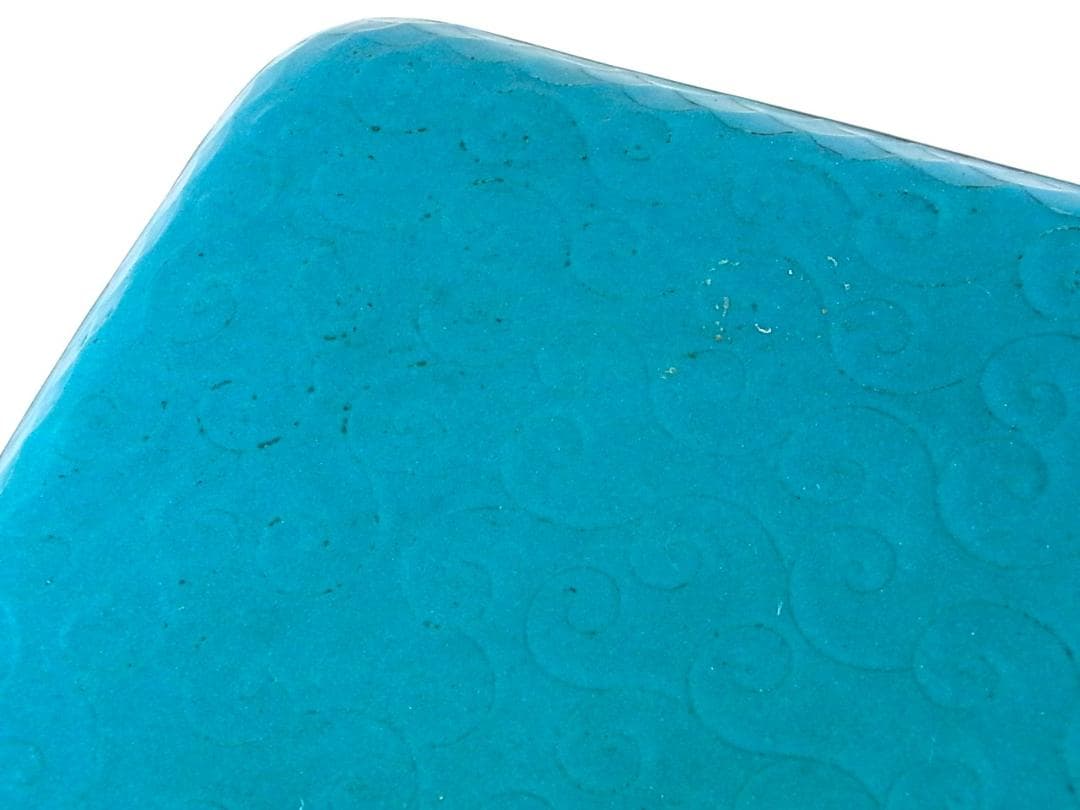 【 E801 】 超名品　明治期尾張七宝上手作品　銀線七宝獅子鳳凰文トレイ