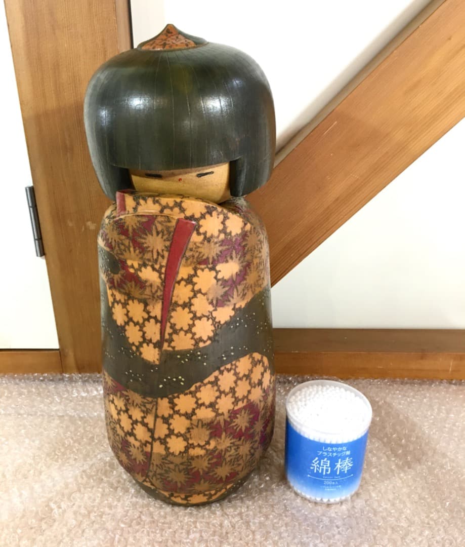 ○小林伊之介 創作こけし 内閣総理大臣賞 受賞作家 こけし 木 高さ約40cm