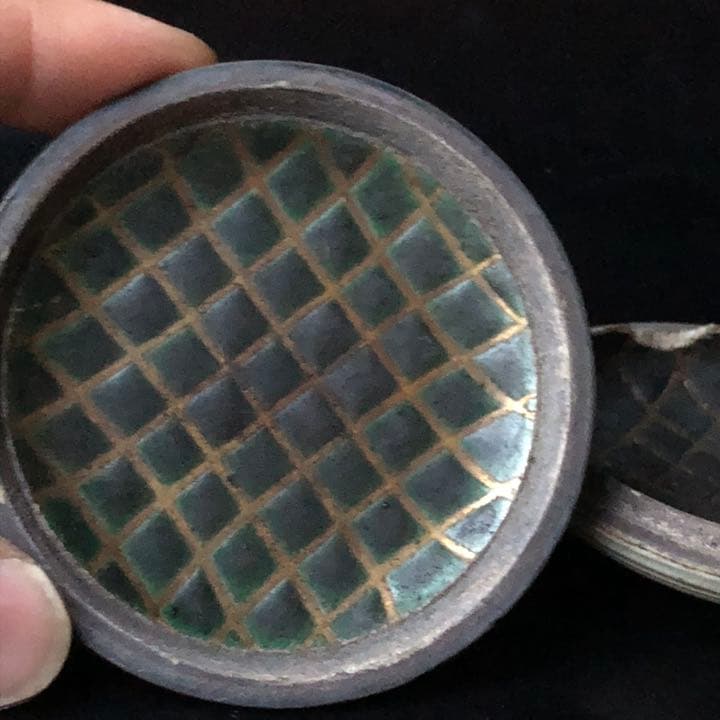 古美術品◼️謎の入れ物が蔵から出て来ました、古い陶器、香合