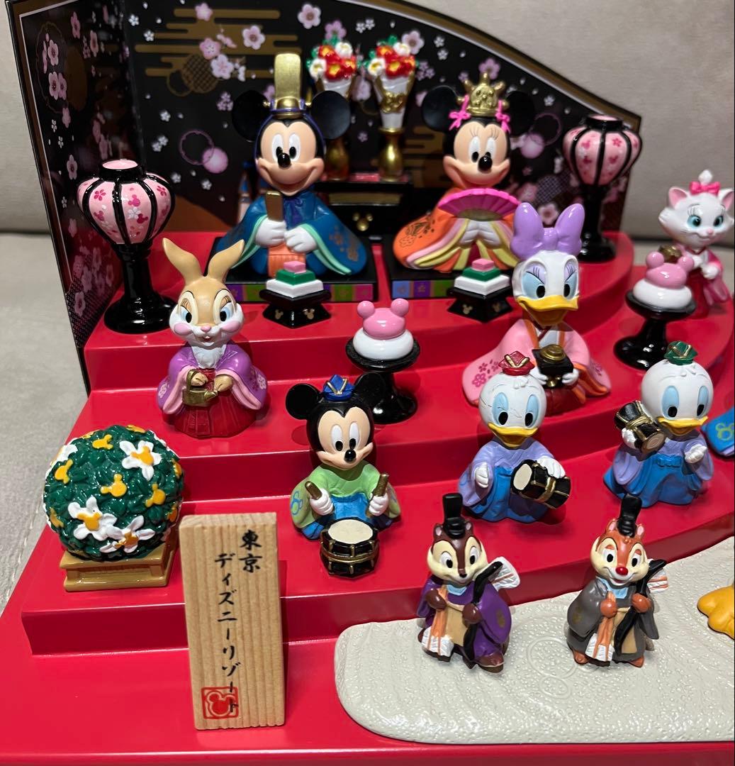 雛人形★東京ディズニーランドリゾートミッキーミニーひな祭り女子かわいいフィギュア