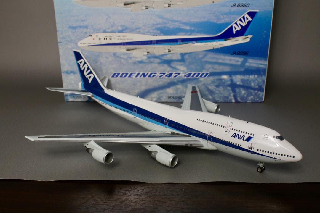 レア ANA B747-400D JA8960 BBOXANA02 1/200