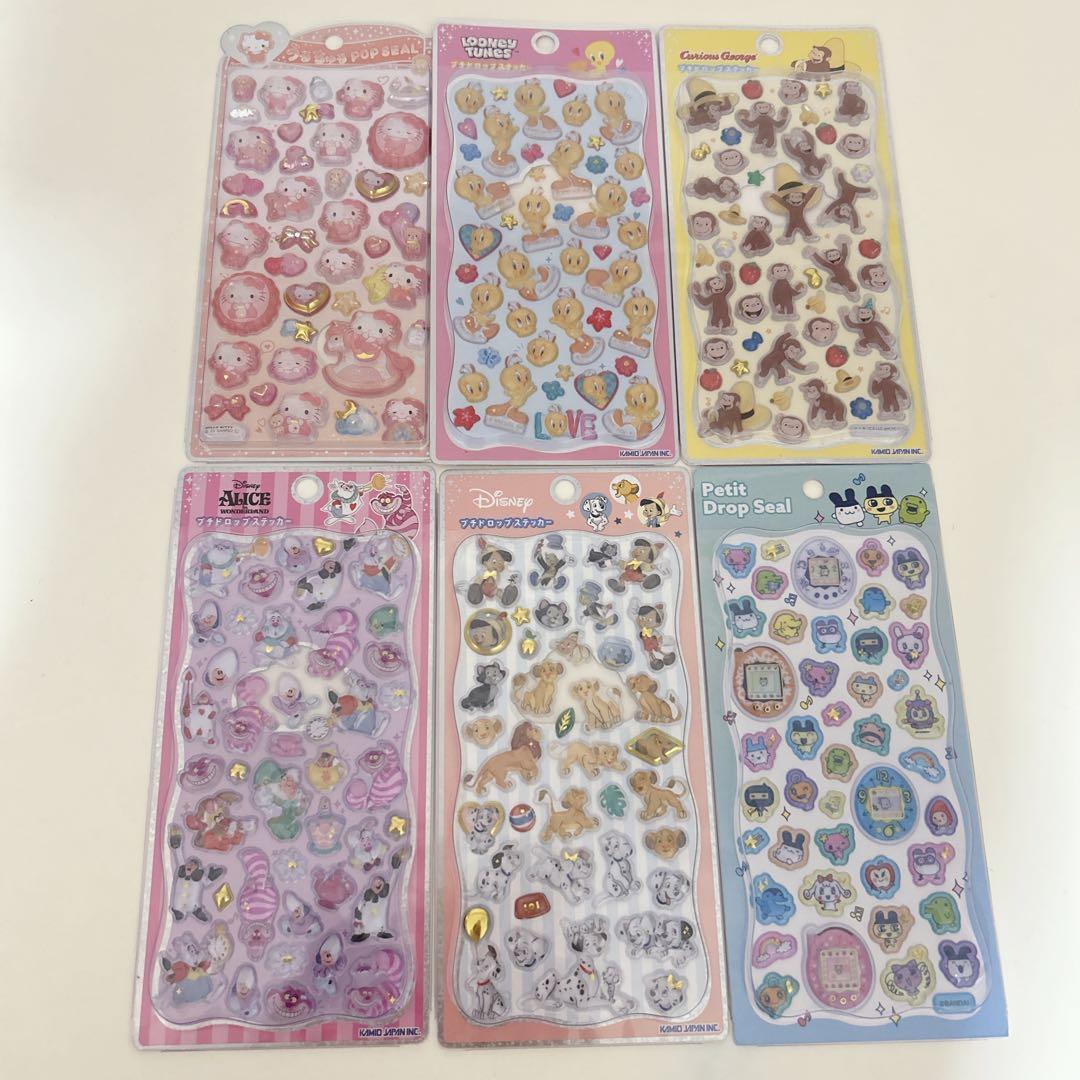 正規品☆ シール　サンリオ　ボンボンドロップシール　たまごっち　ディズニー