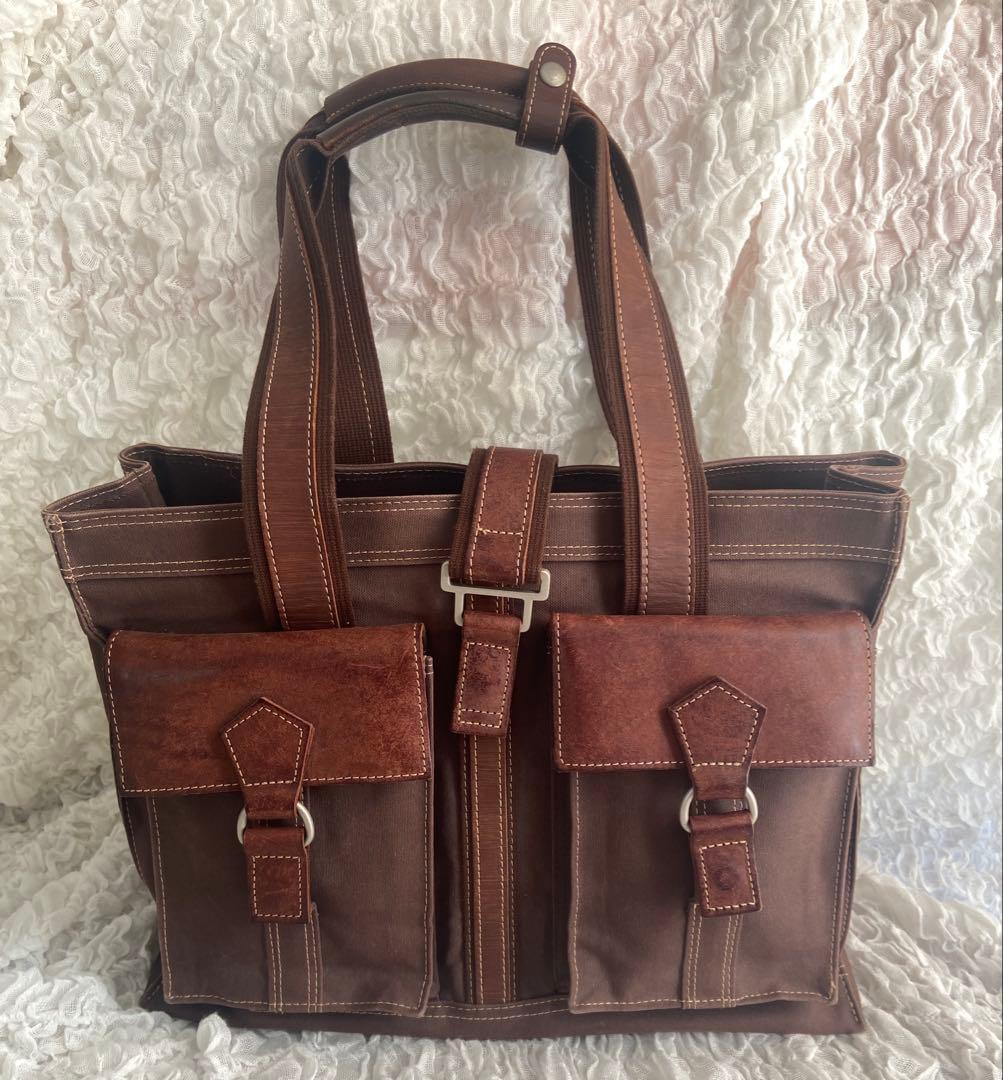 PORTER sang トート 吉田カバン ブラウン レザー vintage