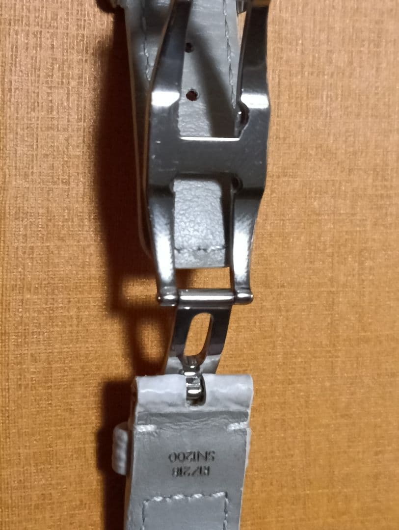 タンブール用 モノグラム・ホワイト キャンバス ストラップ S+純正Dバックル