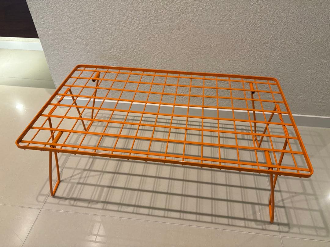 Orange×ユニフレーム フィールドラックテーブル 3個セット バッグ付