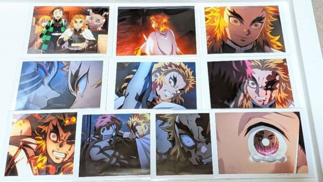 【新品】鬼滅の刃 無限列車編 ランダムブロマイド 煉獄杏寿郎 10点セット