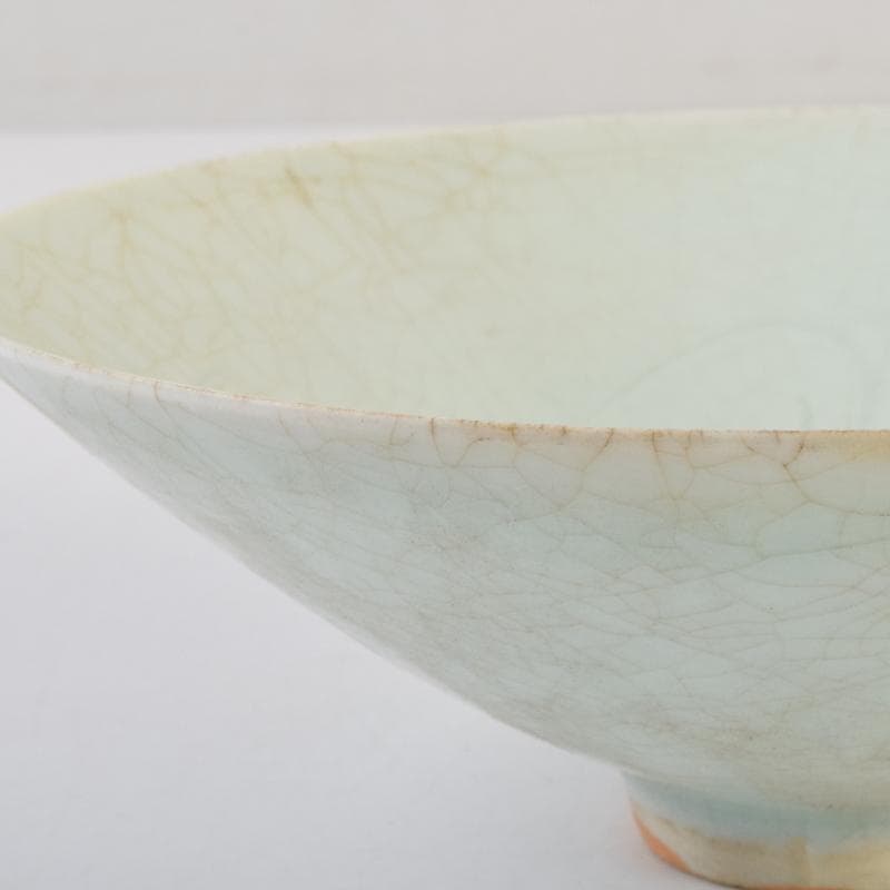 Big Chef　中国　影青　青白磁　陰刻　花文鉢　C　9105