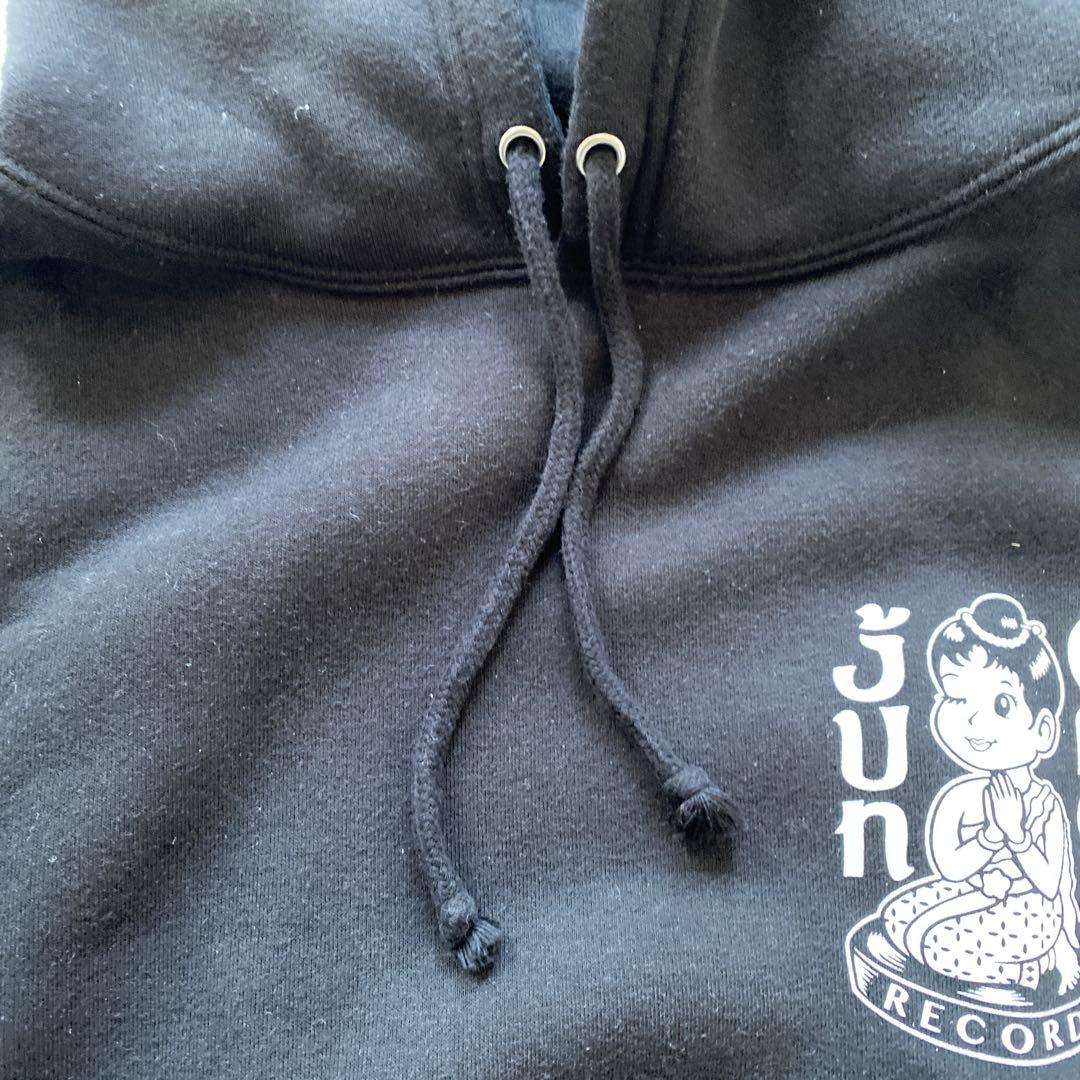 ★未使用！Jun Gray Records パーカー　Lサイズ　ブラック★