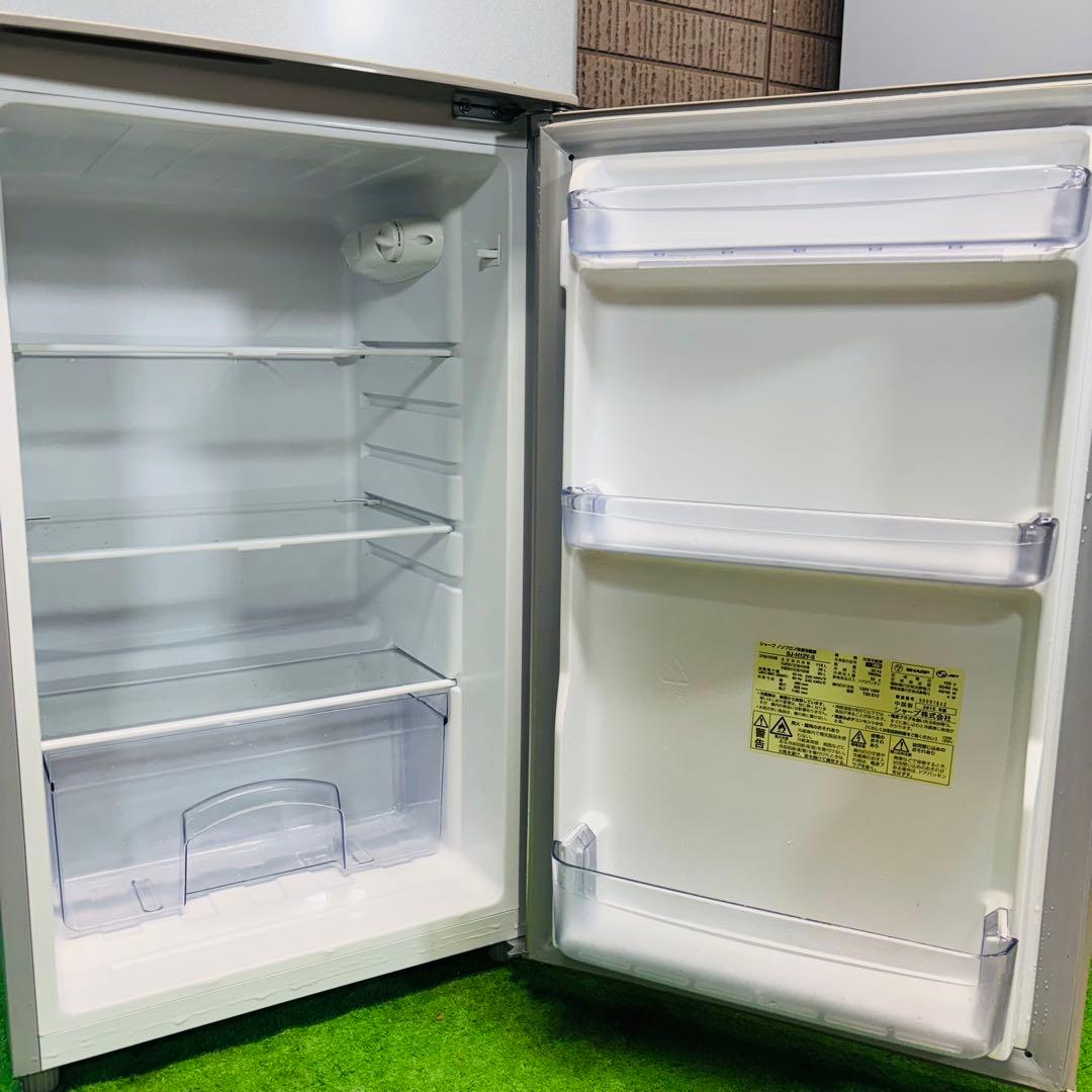 SHARP 118L 冷蔵庫 単身向け 耐熱天板【地域限定配送無料】