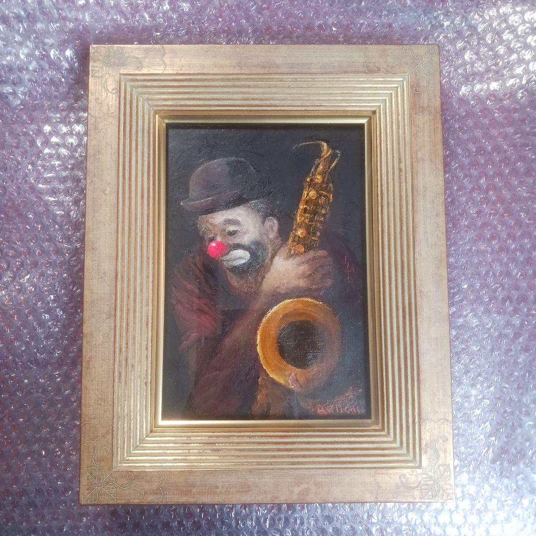 井ケ田昭一　油絵「一時」　サイズ SM　埼玉県　入間市